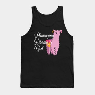 Llamazing Drama Girl - Llama Tank Top